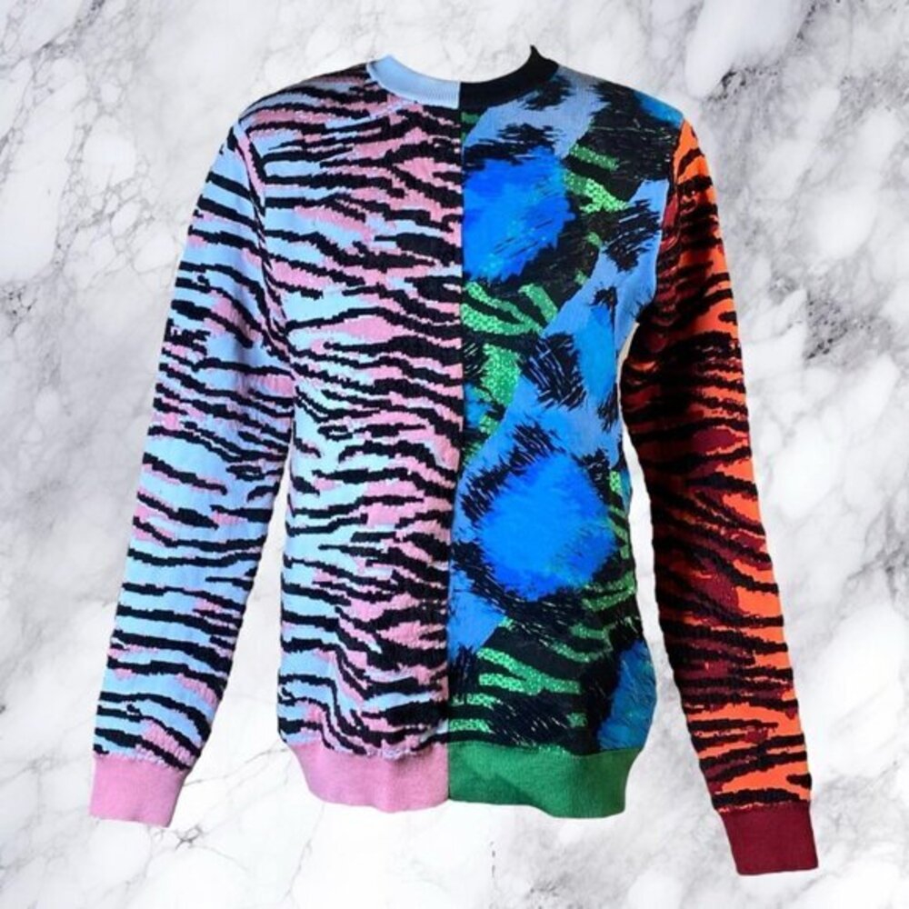 Kenzo x H&M Mixed Fabric Animal Print Sweater